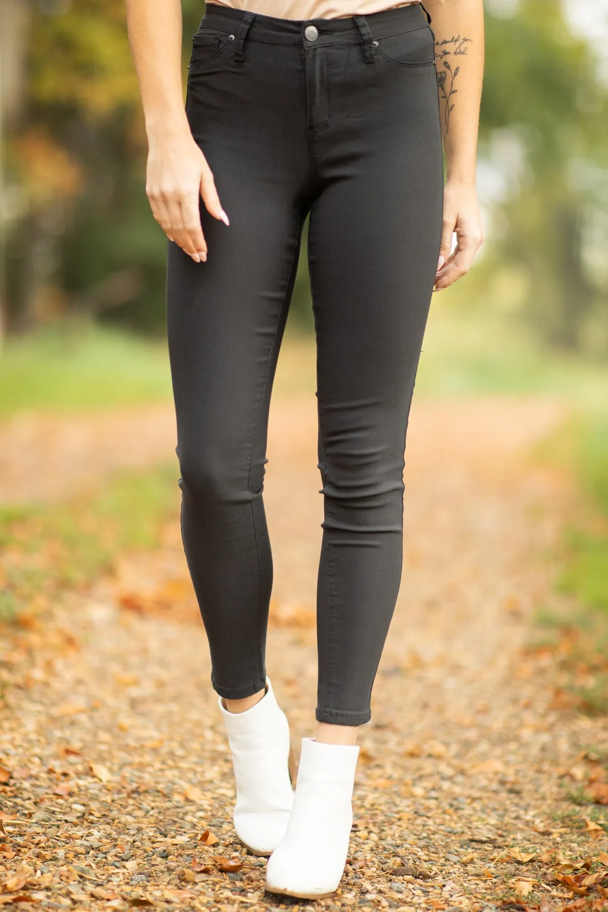 YMI Charcoal Hyperstretch Pants